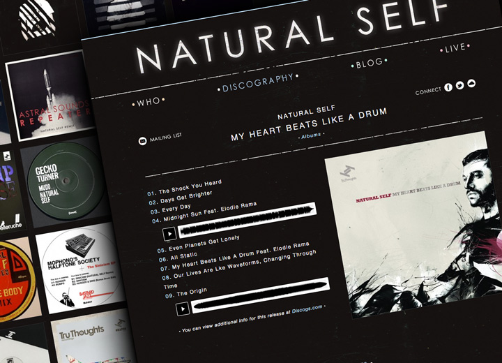 Natural Self artist website
